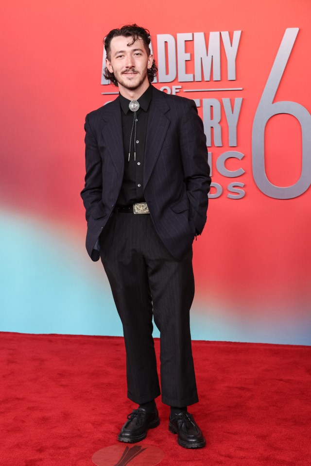 Frankie Jonas at the 60th Academy of Country Music Awards.