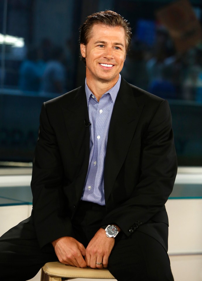 Doug Pitt smiling on the Today Show.
