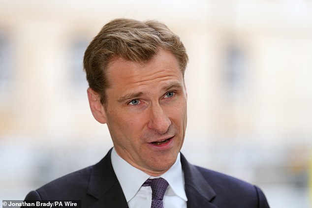 The Conservatives' Shadow Home Secretary Chris Philp described Saturday's Channel scenes as 'a disgrace but sadly entirely expected'