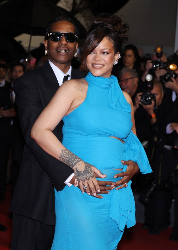 Rihanna and A$AP Rocky at the Cannes Film Festival.