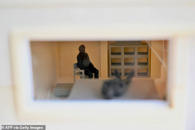 Prosecutors walked the court through a model of his home, saying he died in a 'theatre of horror' just two weeks after undergoing brain surgery and being discharged from hospital