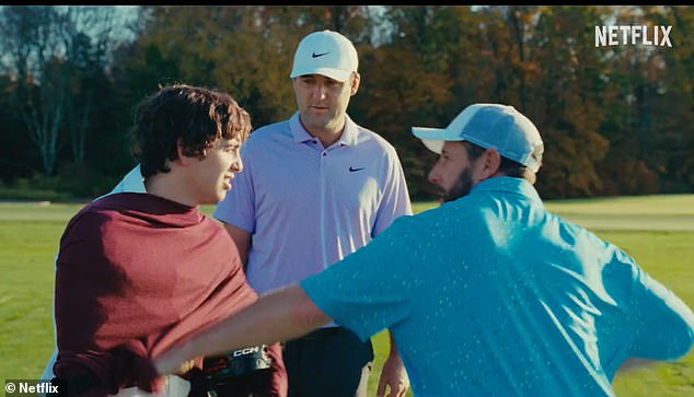 A host of other celebrities and athletes were also seen in the trailer, including Scottie Scheffler