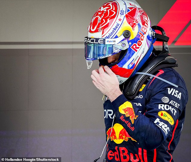 Verstappen did not look impressed after having to settle for 10th place in Sunday's Grand Prix