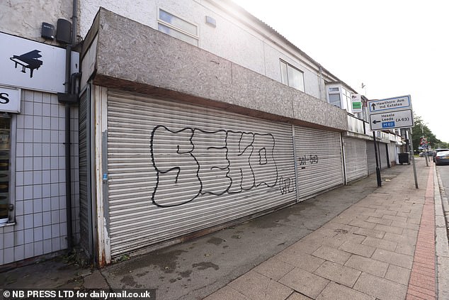 Like many British high streets, Hessle Road (pictured) is now a landscape of shuttered shops, Turkish barbers, betting shops and takeaways