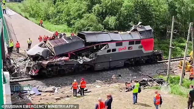 The overnight collapse of two bridges in Russian regions bordering Ukraine that killed seven people were caused by explosions