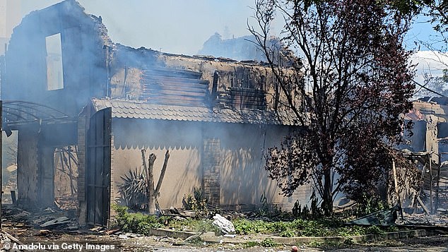 Aftermath of the Russian attack on Kherson, Ukraine on June 1, 2025