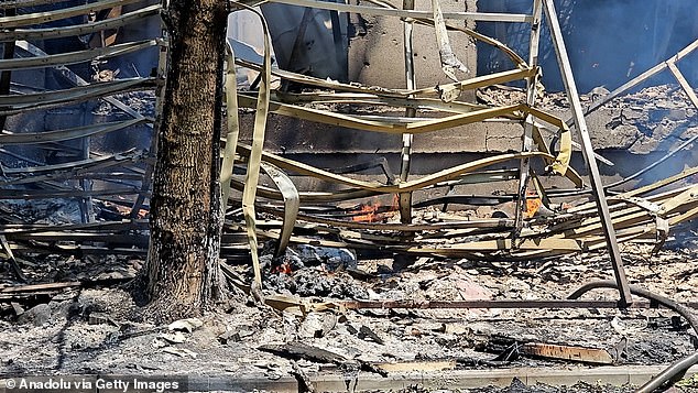 The Russian army launched a combined strike on the Dniprovskyi district of Kherson, Ukraine
