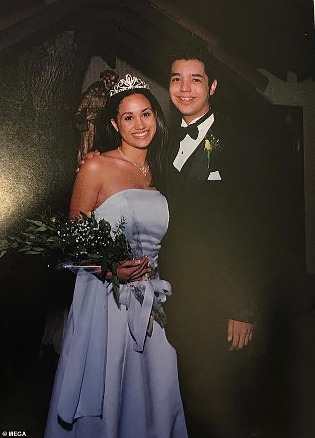 Thomas wanted the best for his daughter, forking out on private elementary and secondary schools, including the $17,650-a-year Immaculate Heart school. Meghan was crowned school homecoming queen in 1998, aged 17