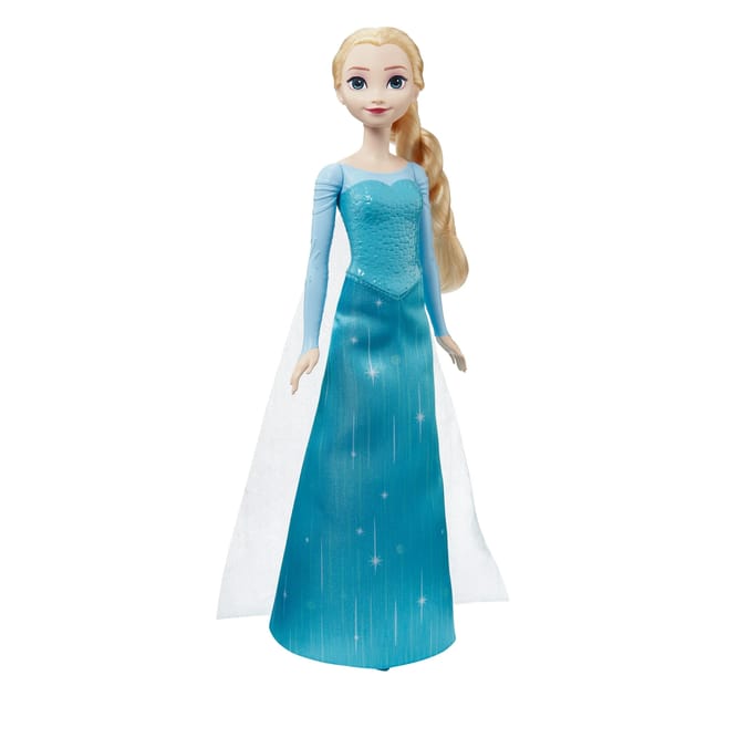 Elsa doll in her signature gown.