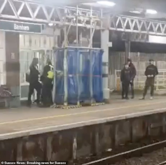 The five girls, who cannot be named for legal reasons, threw punches, headbutts and ripped out hair during the violent outburst