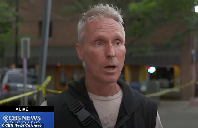One eyewitness, Peter Irish, said Boulder had become dirtier and 'not as safe as it used to be.'