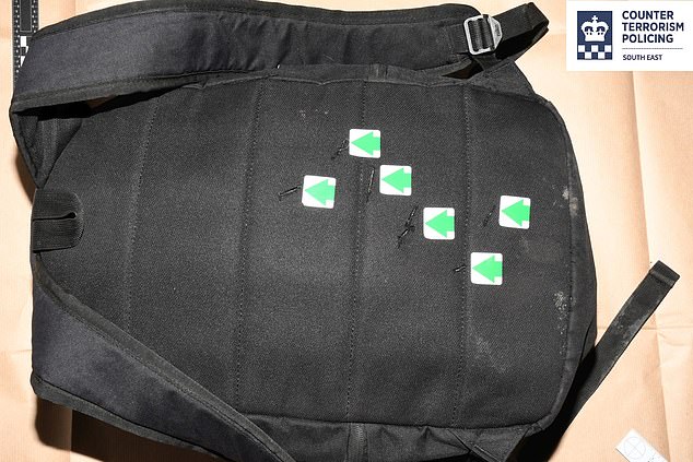 The youth was found with a rucksack that had several stab marks and a knife inside it