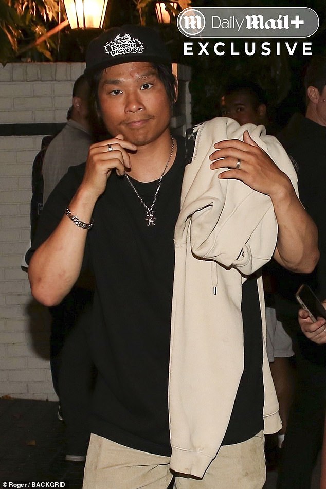 Following his parents' divorce and two horrific e-bike crashes, Pax was spotted enjoying an evening out on Saturday... but it appeared that he may have had a little too much fun