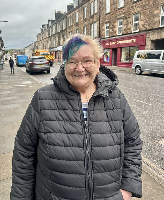 Audrey Jopson, who moved to Campbeltown seven years ago to experience its small town charm, told MailOnline she loves it because it's 'peaceful, quiet, and everybody's friendly'