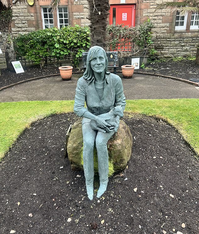 Linda McCartney was so devoted to the area that a memorial garden for her stands in Campbeltown's centre today, featuring a statue of her holding a lamb. Linda died of breast cancer in 1998