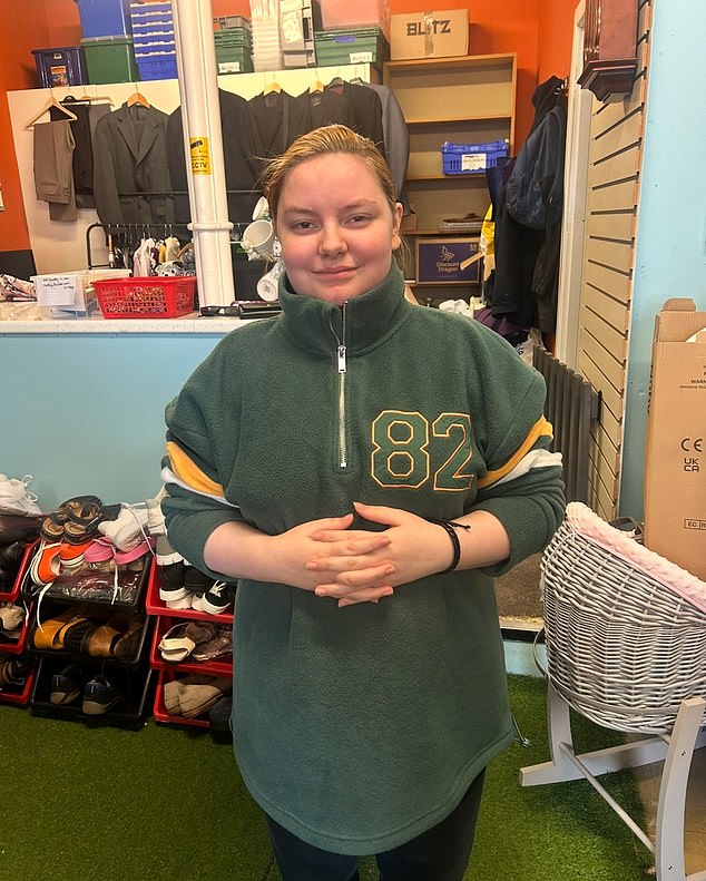 Millie West, 19, has lived in the town almost all her life and loves it, but has hopes to one day leave to go to college