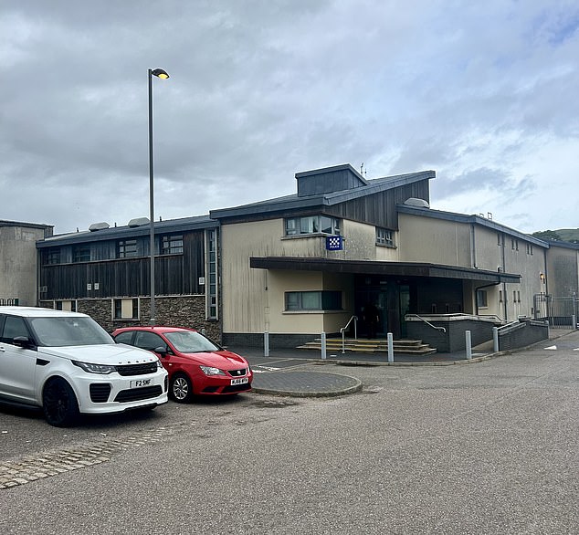 The town's police station is just a short walk from the centre, near the harbour