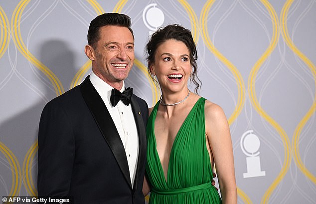 A day before Furness’s swipe at Hugh, reports surfaced that Foster is 'slowly moving' her belongings into Hugh’s New York penthouse —the same one he bought with Furness in 2022; (seen in 2022)