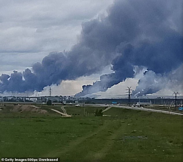 Russia was left reeling after the attack which left Putin and his army humiliated on Sunday