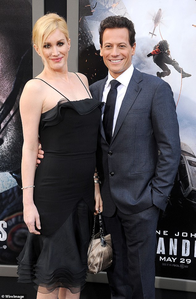 The actress, 56, claimed in court documents earlier this month that she would be homeless in three weeks because her financial situation is so 'dire' following her divorce from Ioan Gruffudd (Seen in 2015)