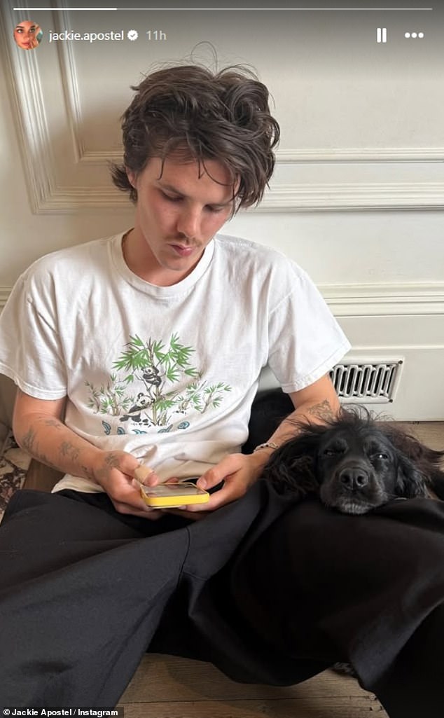 The footballer, and wife Victoria , 51, have become estranged from eldest child Brooklyn, 26, while Cruz (pictured) is said to be going out of his way to avoid his sibling