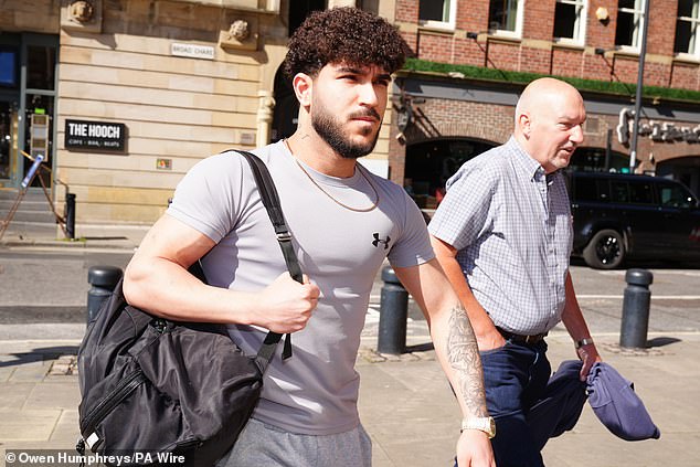 Azarbonyad was giving Courtney Redfern a lift back in Gateshead, Tyne and Wear, in his BMW X5 series, when officers attempted to pull him over due to a faulty rear light