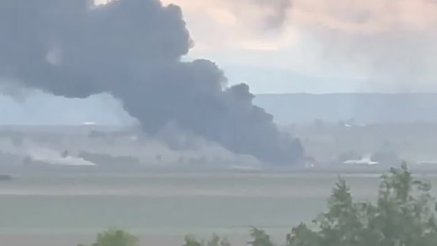 Finally, yesterday afternoon, with all the lorries within range of five airfields stretching from northern Russia down to Siberia – they struck