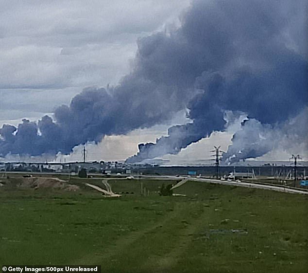 Russia was left reeling after the attack which left Putin and his army humiliated on Sunday