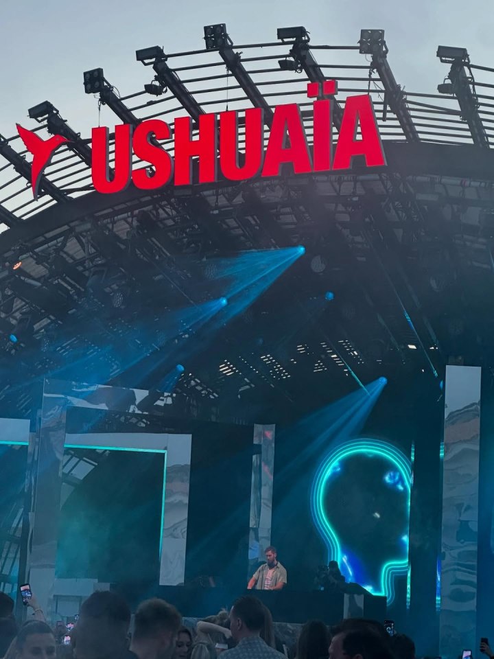 DJ performing at Ushuaïa Ibiza.