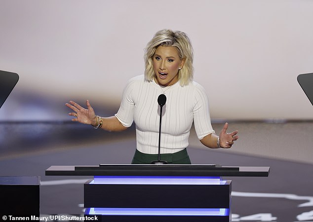 The Chrisleys’ daughter, Savannah - a 27-year-old podcaster, social media ‘influencer’ and former Miss Tennessee Teen USA - addresses the 2024 Republican National Convention