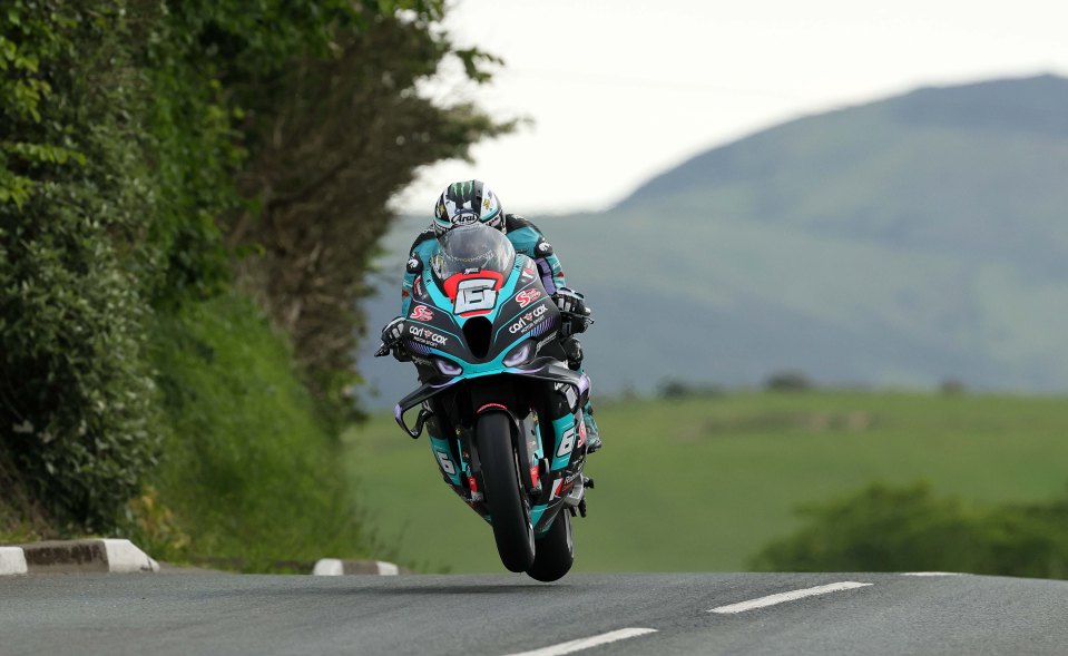 Pacemaker Press 30-5-25 Isle of Man TT 2025 - qualifying sessions Michael Dunlop - MD Racing - Honda during this evening's qualifying sessions at Lambfell in the Isle of Man. Photo by David Maginnis/Pacemaker Press
