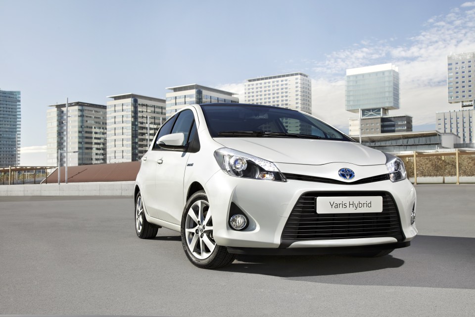 New Toyota Yaris Hybrid.