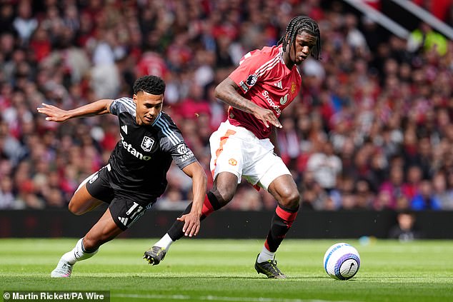 He has now made six senior appearances for United and is proving his worth as a first-teamer