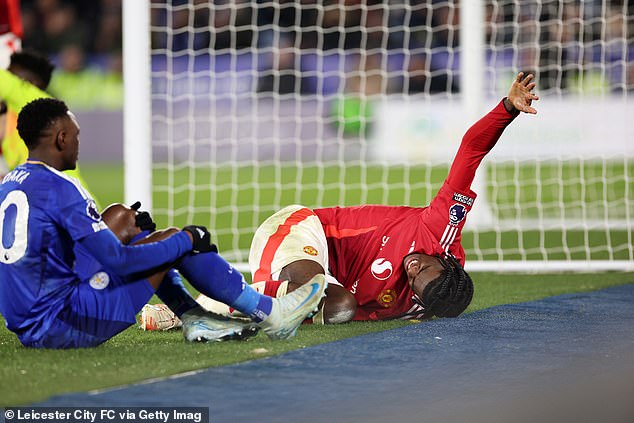 Ruben Amorim watched closely as Heaven handled the setback of a serious injury at Leicester City to get himself back into the fold