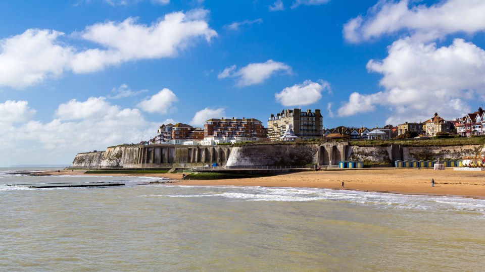 Viking Bay in Broadstairs, Kent.