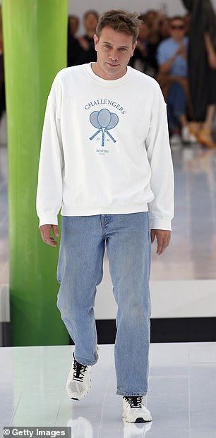 While he has always had an eye for style, Jonathan's career first saw him moving to the US to try and become an actor, aged 18. Pictured, the designer in 2022