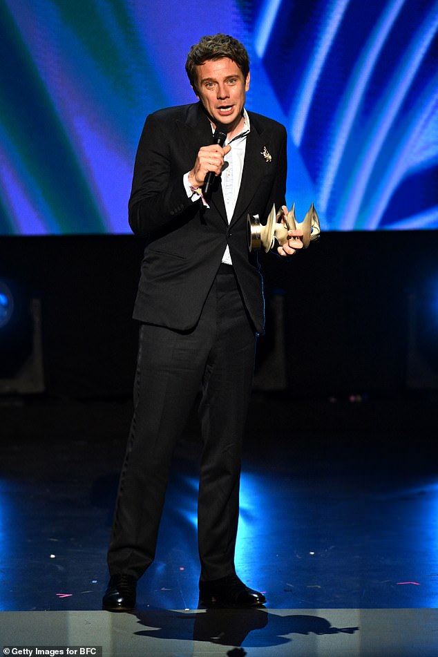 Jonathan Anderson accepts Designer of the Year award during The Fashion Awards 2024 presented by Pandora at Royal Albert Hall