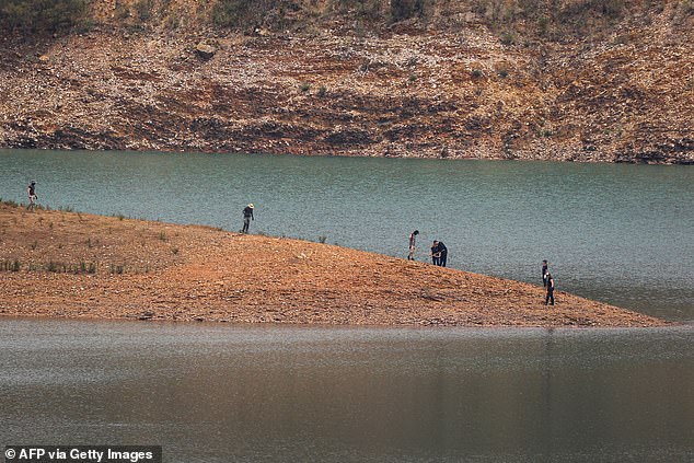 Authorities scoured the area around the Arade Dam in Silves but found nothing