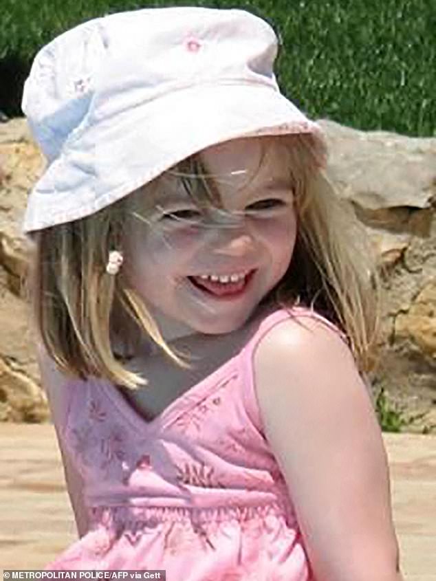 Maddie McCann, who disappeared from a holiday flat in Portugal in May 2007