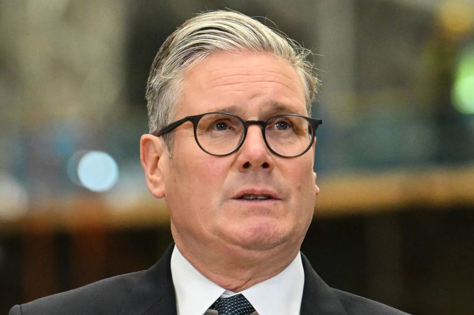 An image collage containing 1 images, Image 1 shows Keir Starmer, British Prime Minister, speaking