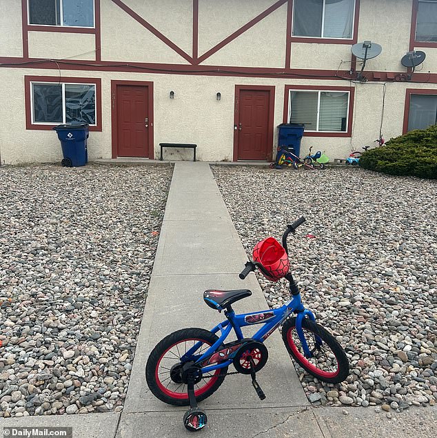 Soliman lived with his family in Colorado Springs. He was actively driving for Uber before his arrest. A discarded bike sits outside the home