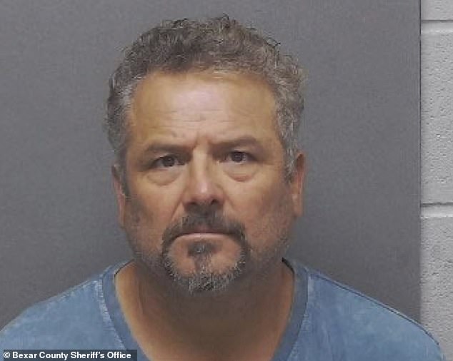The San Antonio Police Department captured the suspect in his car a block from the scene after he fled, and he's being held on $200K bond (Sigfredo Alvarez Ceja's mugshot)