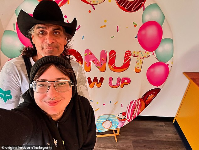 On Monday, Jonathan's widow Tristan Kern de Gonzales (pictured April 8) - whom he wed on Valentine's Day - claimed he was murdered after they were 'harassed' for two years by 'openly homophobic' individuals who 'did not accept our relationship'