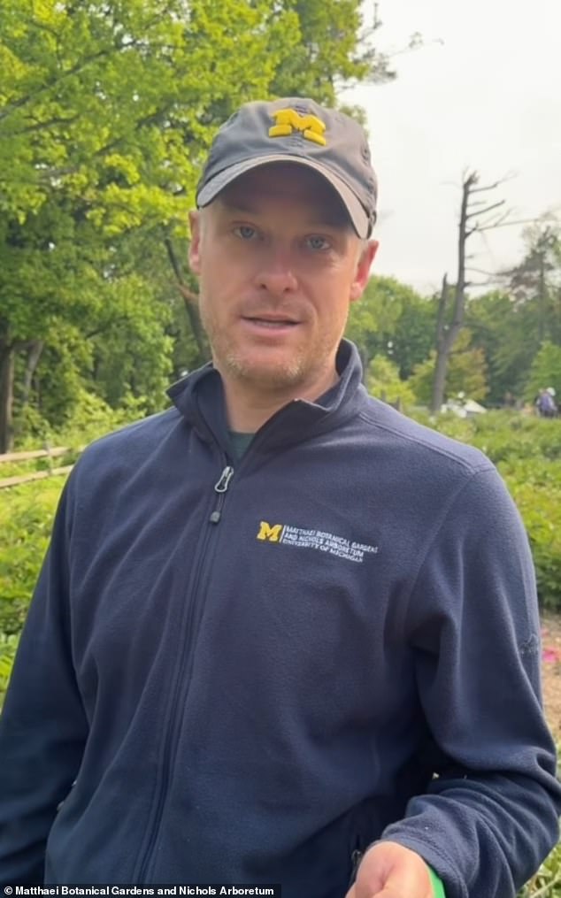 Director of the gardens, Tony Kolenic, posted video to online explaining what had happened