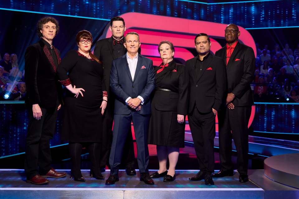 The Beat the Chasers team: Bradley Walsh and the Chasers.