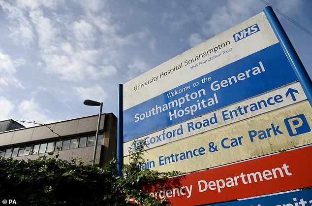 A 38-year-old man was rushed to Southampton General Hospital where he is receiving treatment for 'serious' and 'potentially life-changing injuries' following the collision (Stock Image)