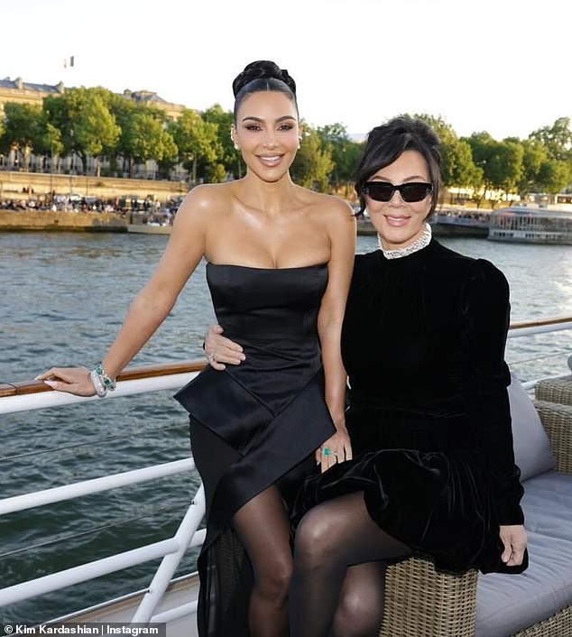 Kim and Kris pictured in Paris in May