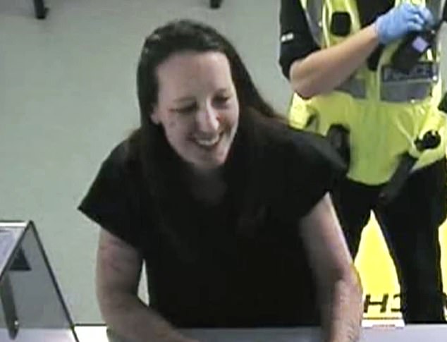 Dennehy was seen laughing while being taken into police custody accused of multiple murders