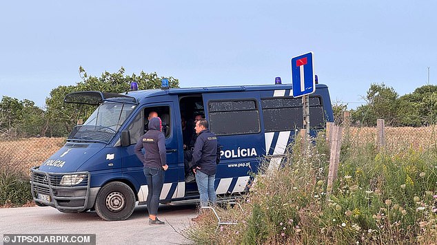 The Policia Judiciaria police, which has led the hunt in Portugal for Maddie since she vanished in 2007, said this afternoon that the request to search the area was made by German authorities