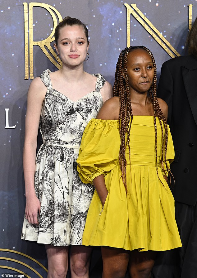 According to reports, Shiloh used a new name to choreograph a performance during the event. She's seen with sister Zahara in 2021